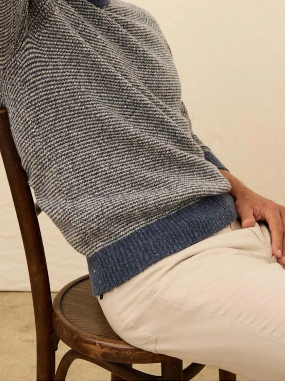 Lightly worn Faherty Donegal Crew Sweater Size M